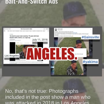 Fact Check: FAKE Posts About 'Injured' Man With Dementia Are Bait-And-Switch Ads