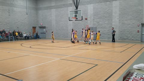 5th - 6th Grade Upward Basketball Game 7 Second Quarter