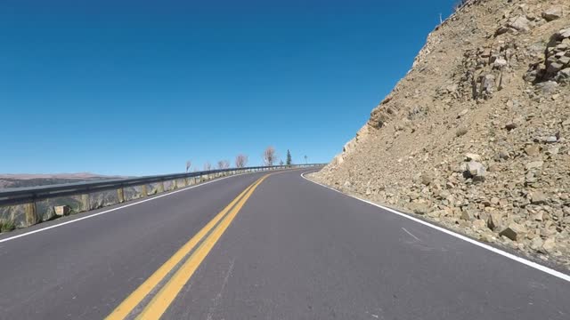 Motorcycling Over Beartooth Pass, Hwy 212, Montana to Wyoming