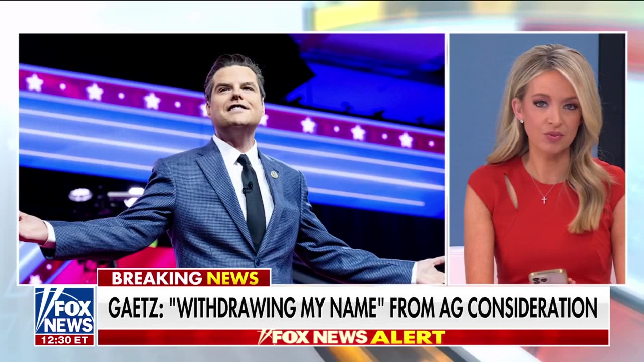 BREAKING Gaetz withdraws his name from AG consideration