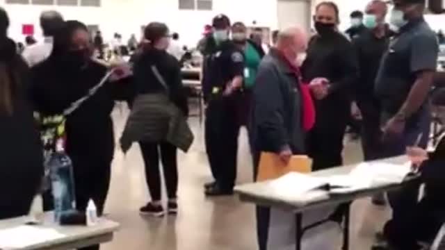 REPUBLICAN CHALLENGERS being ORDERED out of the ROOM