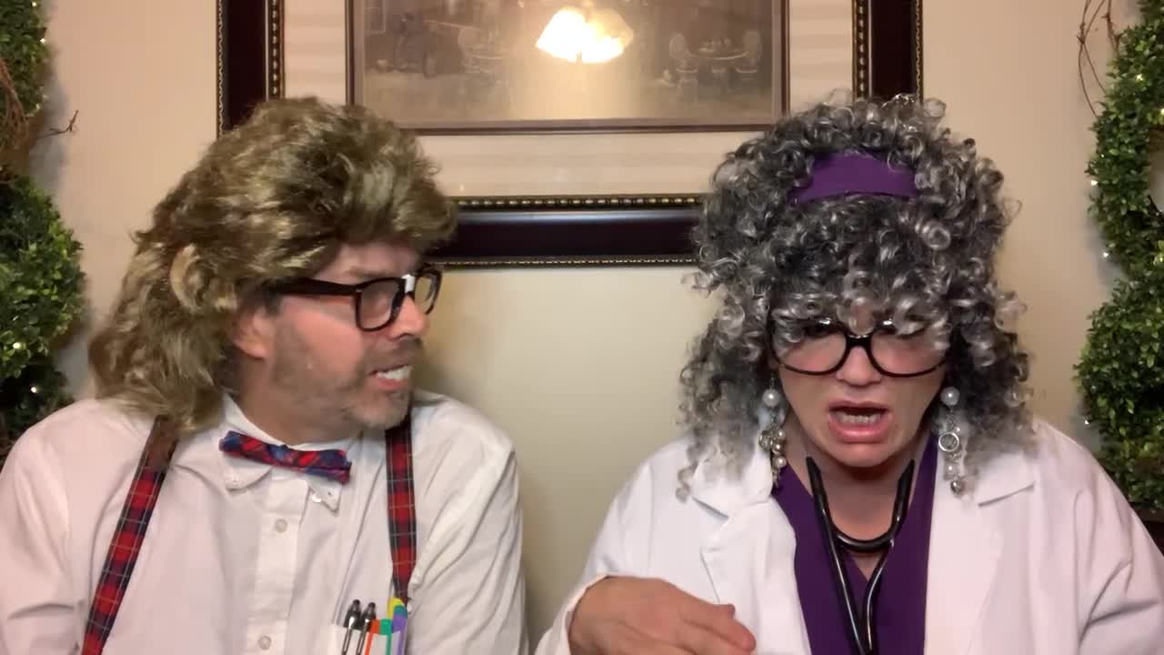 Dr. Louise & Professor Stewart Peedo - New Years Resolution Antics