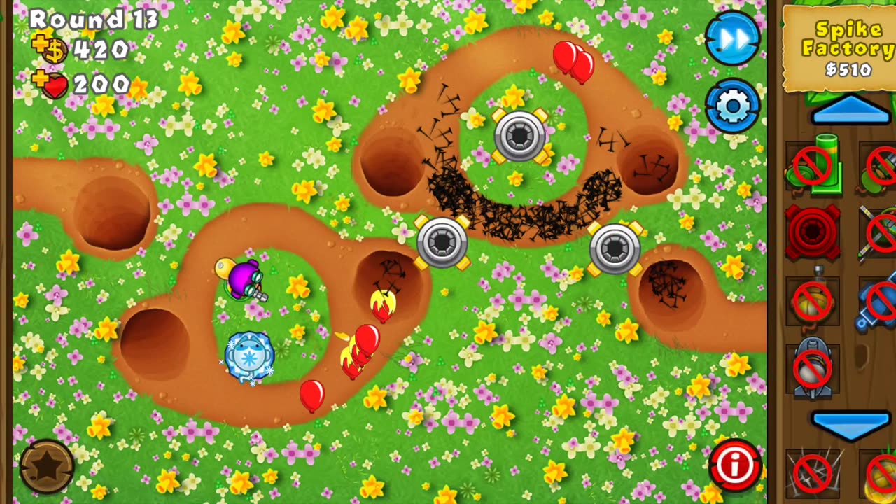 BTD5 rabbit holes Challenge monkey mode on easy