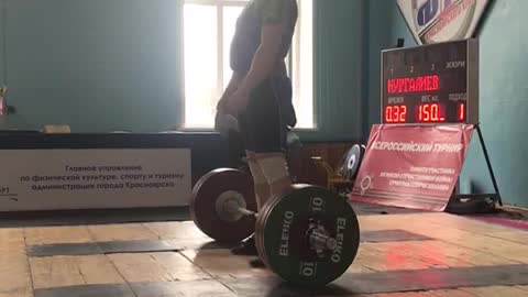 clean and jerk 150 kg in Russia