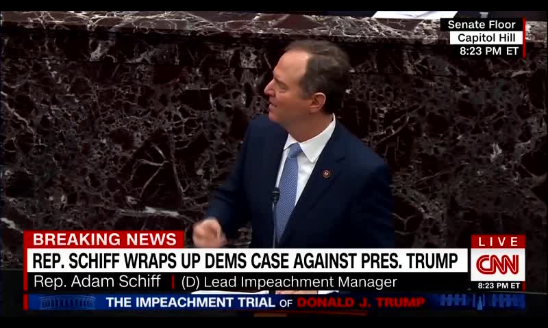 Adam Schiff complains about Trump's attacks on the Bidens