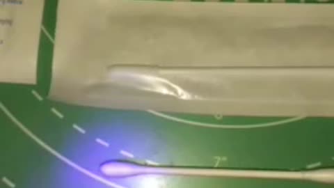 Teststäbchen-UV-Licht