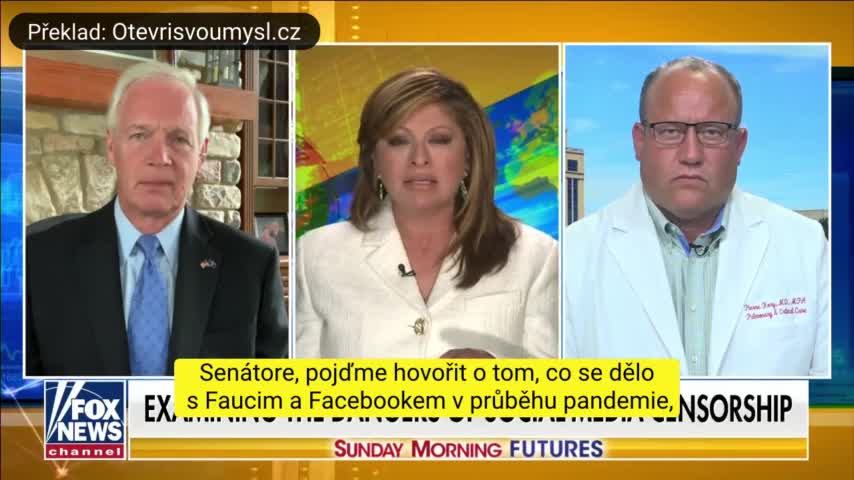 O zdrcujícím dopadu cenzury během covidu informují Senátor Johnson a dr. Pierre Kory