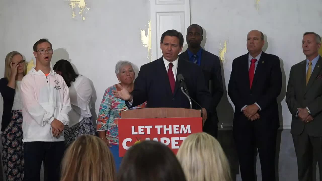 Gov. Ron DeSantis Applauds Special Olympics for Dropping Vaccine Mandate