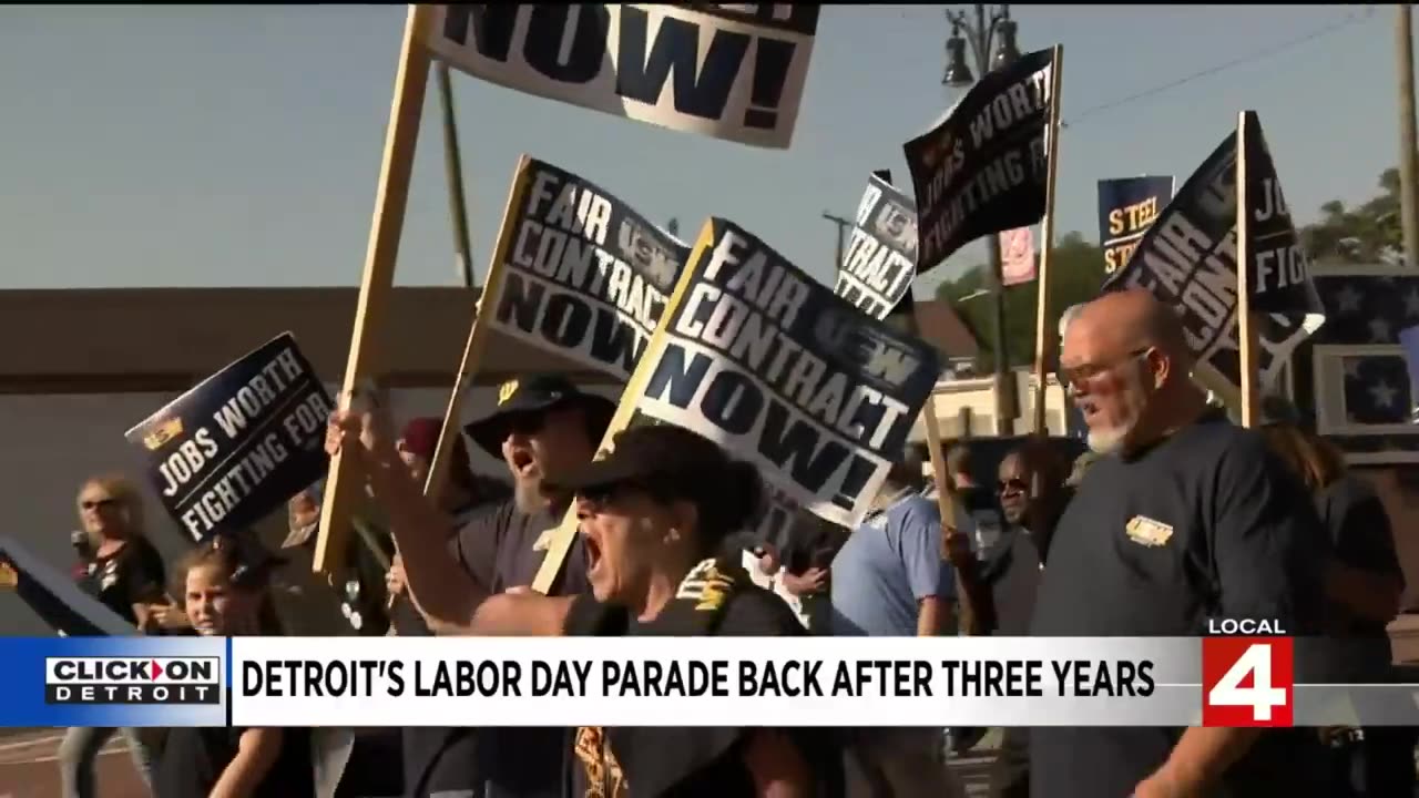 Labor Day parade returns to Detroit after 3-year hiatus