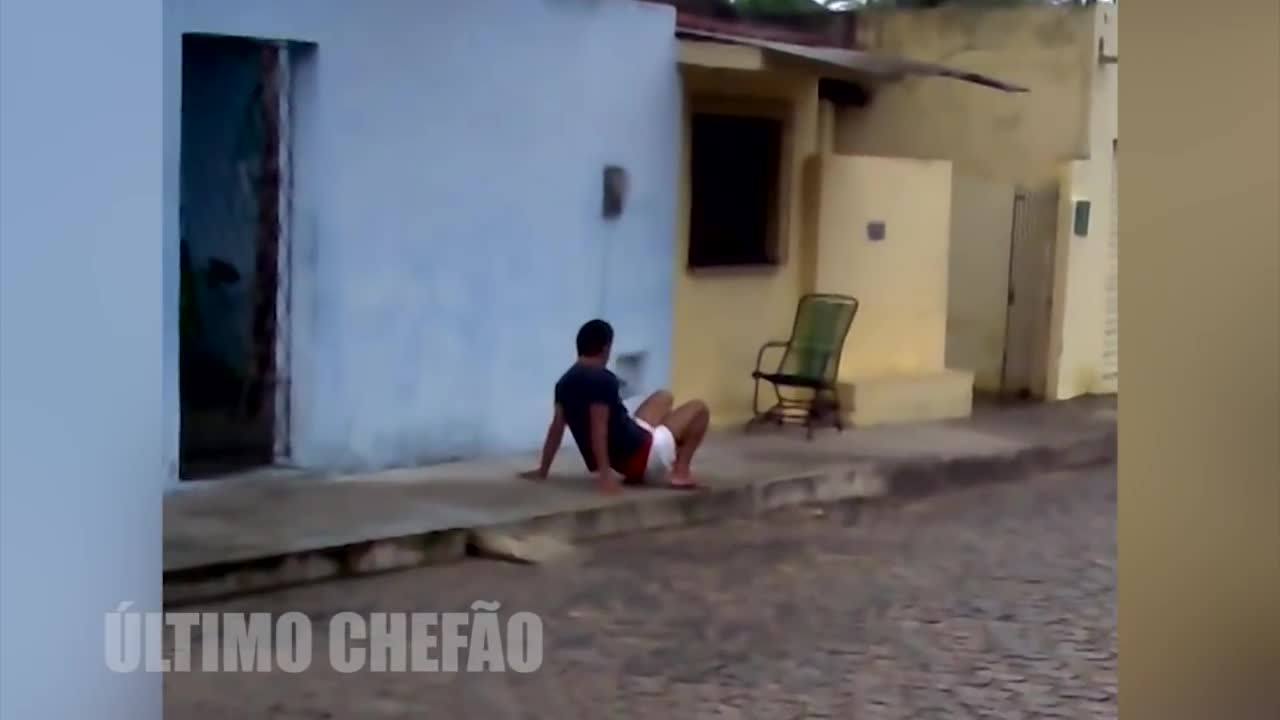 laughing with pain