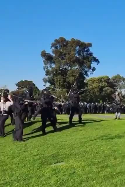 Melbourne Australia: Police fire rubber bullets at people gathering to protest against lockdowns