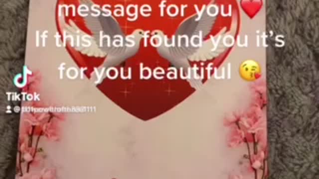 A special love message for you