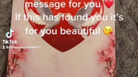 A special love message for you