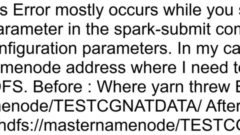 Spark Job failing with exit status 15