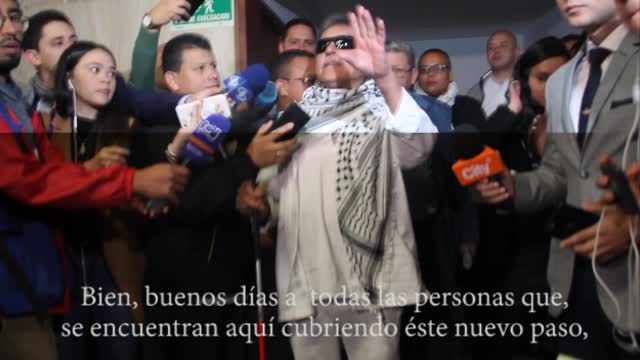 Posesión y declaraciones de Jesús Santrich