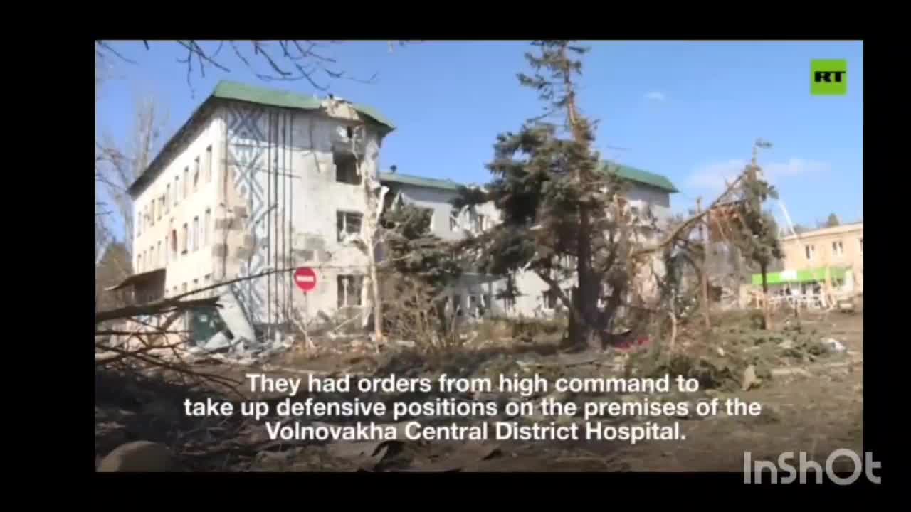 Patients used as human shields by Ukrainian forces in hospital