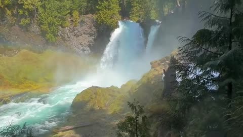 Waterfall #waterfall #stream #deserts #nature #mostbueatifull