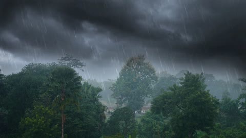 Pouring Rainstorm