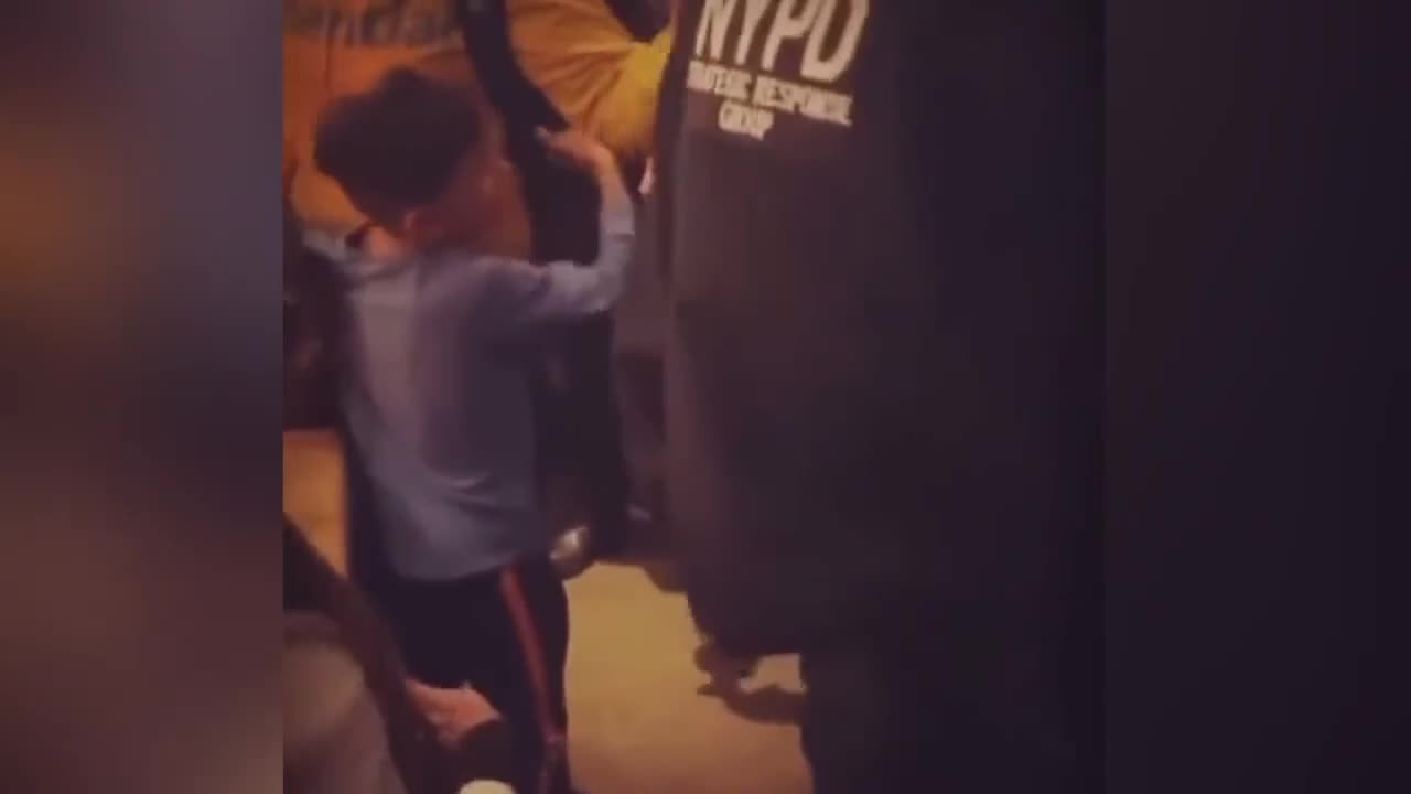 NYPD Bullying a 5yo in public