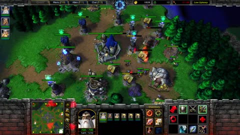 WARCRAFT 3 - VS BLADEMASTER WHO TOWERED ALL MAP