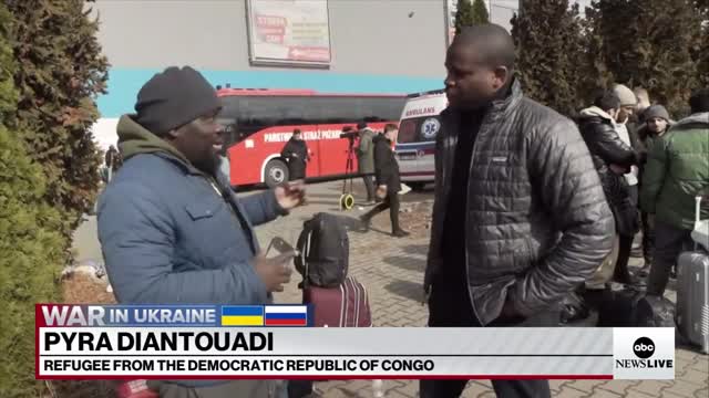 #shorts Hilarious Congolese Says He Aint Fighting No Russians