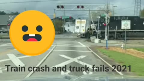 Truck vs Train Crash