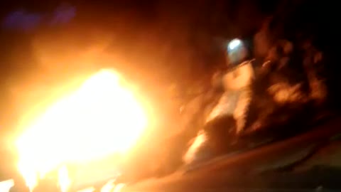 Video: capturados presuntos responsables de incinerar bus en Bogotá