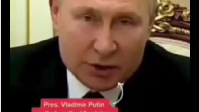 ロシアのプーチン大統領がウクライナ兵にメッセージ