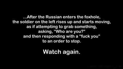 What Was Said In The Foxhole Shooting Of 2 Ukrainian Nationalists (English Subtitles)