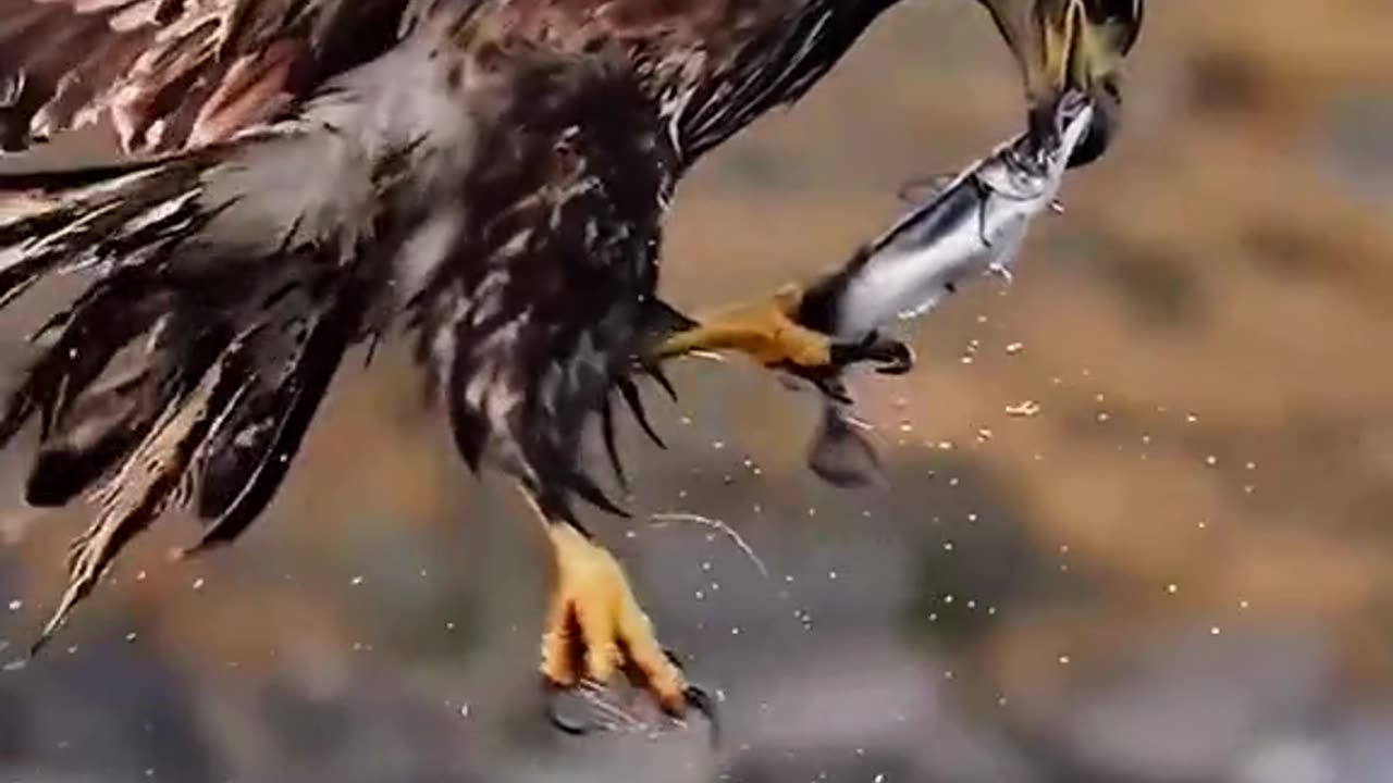 eagle hung afish🔥🔥🔥#eagle