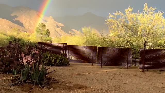 Desert rainbow