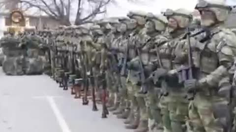 #Chechen Troops under #Kadyrov held a military parade in #Grozny