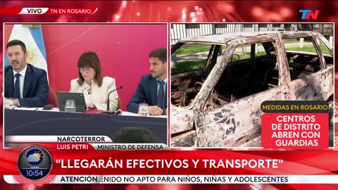 El Gobierno argentino confirma que desplegará a las Fuerzas Armadas en Rosario.