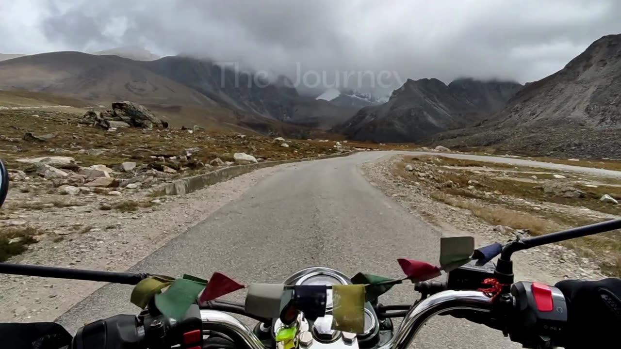 "A Passage Through Time" #northsikkim #bikeride #travellife #mountains #trending #clouds