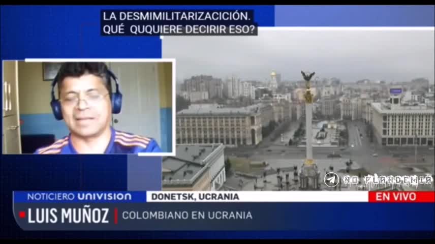 Luis Muñoz. Colombiano en Ucrania. "La desinformación occidental es tan grande..."