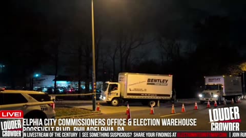 Crowder's 2024 Election Livestream: "Philadelphia truckloads of uncounted ballots just arrived"