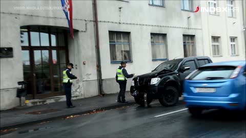 Sisak: Terencem se zabio u policijsku postaju