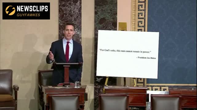 Senator Josh Hawley 'We Don't Have A Logistic Problem,We Have A Joe Biden Problem'