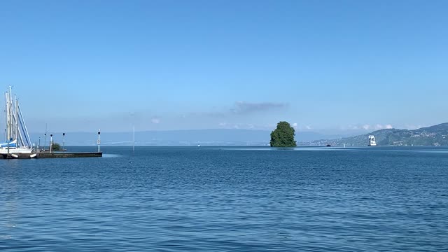 Lac Léman vue de Villeneuve