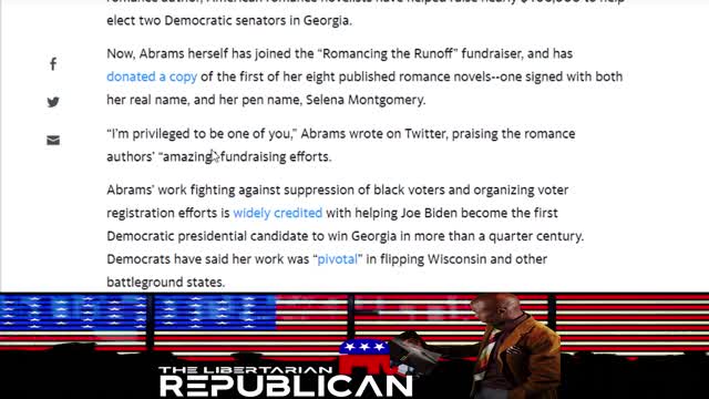 Georgia's Stacey Abrams & Her Merry Band of Romance Book Writers