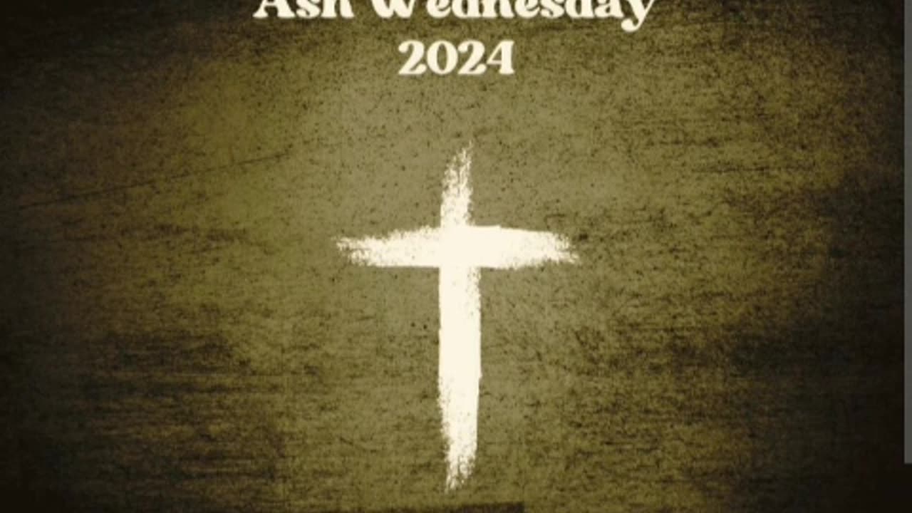 Happy ash Wednesday today hollyweek 2/14/24 ➕