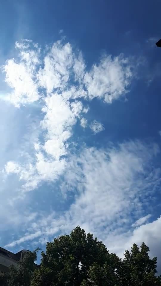 Himmel in Berlin am 7.6.2022 so 14:20 Uhr