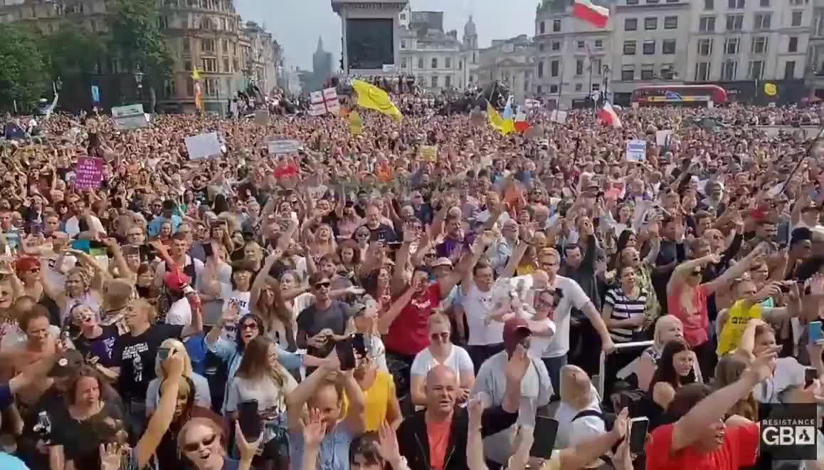 This was London UK on July 24th. Demonstrations was held in all the major cities throughout the UK.