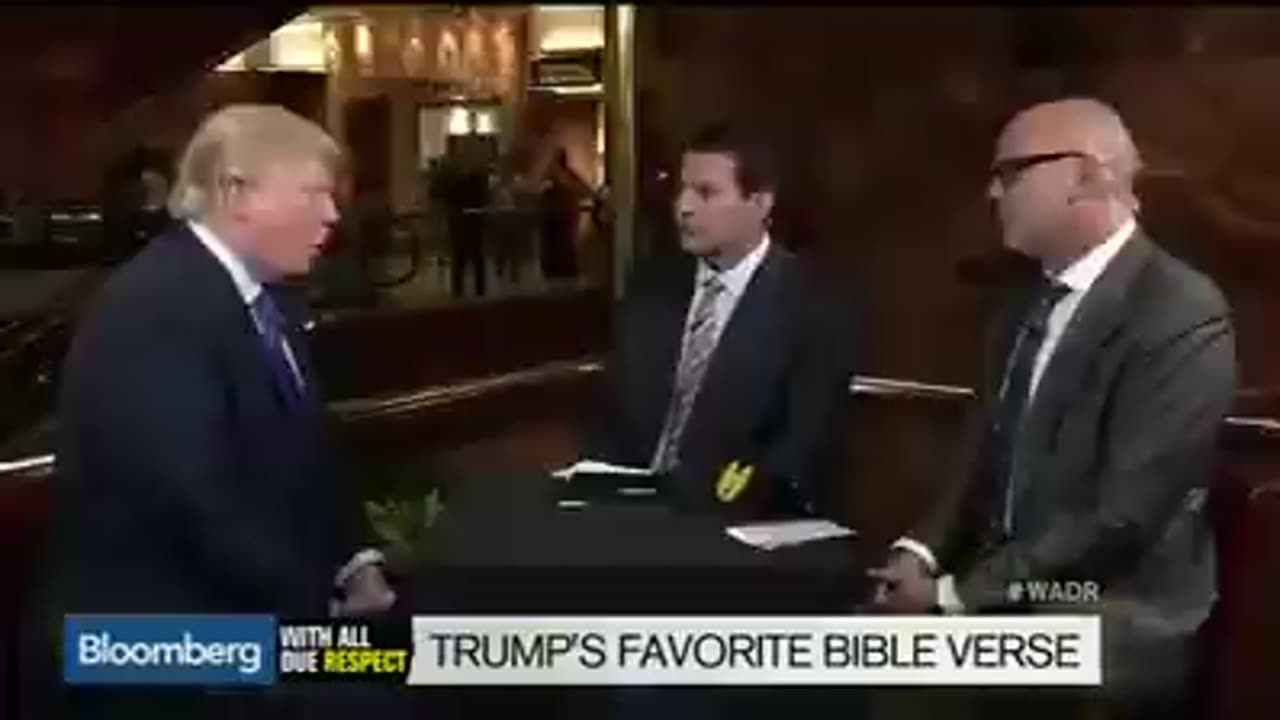 Trump's Interviews on his thoughts about the Bible Vs The Quran