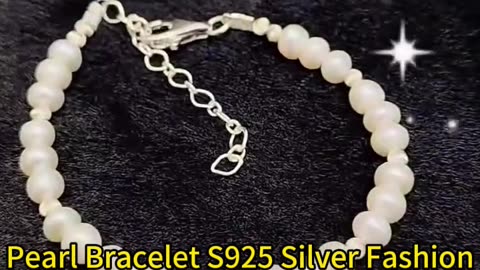 GN-20241101-05 Pearl Bracelet S925 Silver Fashion Women's Jewelry Designer Custom Natural Pearl