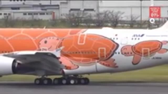 ANA’s NEW third Airbus A380 arrives in Japan