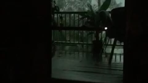 Lightning Strikes Power Pole
