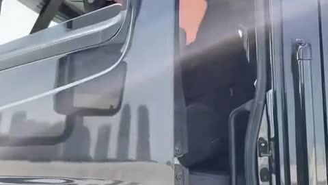 This truck has six doors