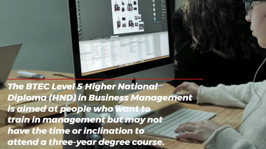 HND business management - Pathway to Become your Own Boss