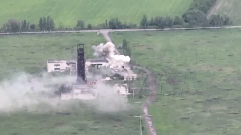 Russian artillery working on Ukrop position in the Maryinsky direction